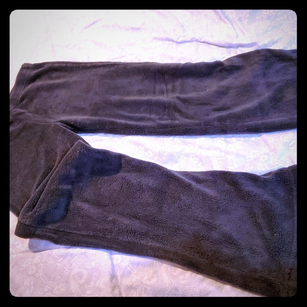 Plush lounge pants
